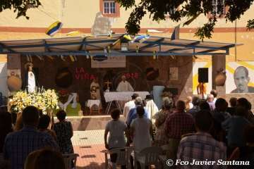 Misa y procesión religiosa en La Viña (Foto Francisco Javier Santana)